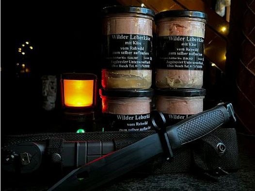 Wildleberkäse "Busch Original" aus dem Glas zum selbst Aufbacken