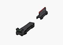 Slug Visierset 3-Dot Fiber verstellbar Flinte