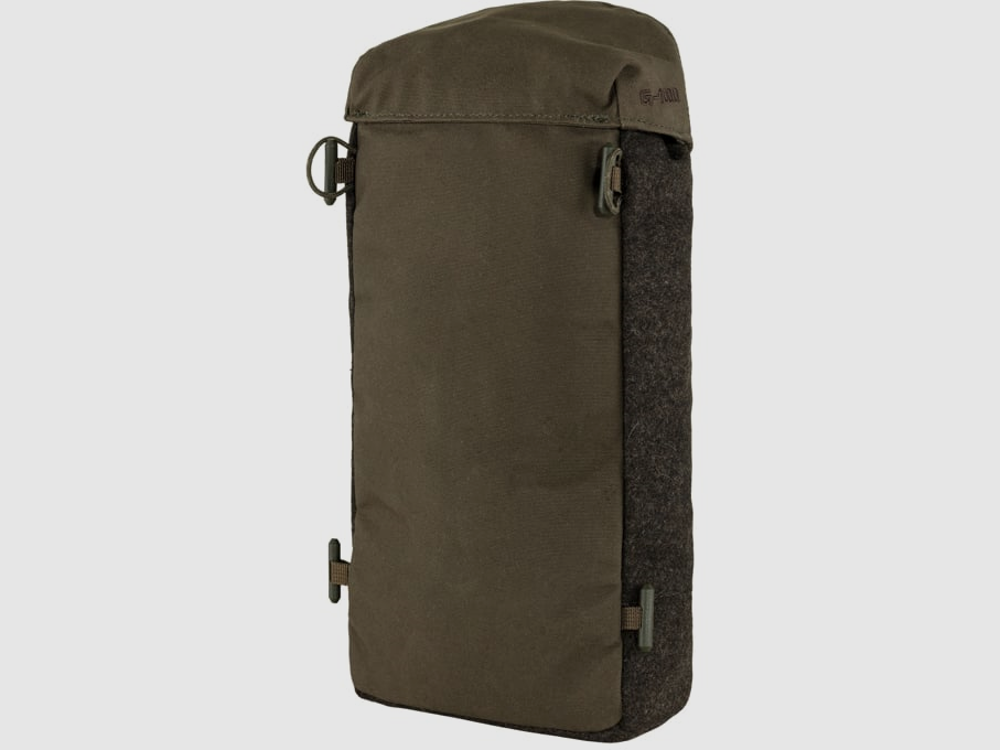Fjällräven Värmland Woll-Seitentasche Dark Olive / Brown, Bild 3 von 4