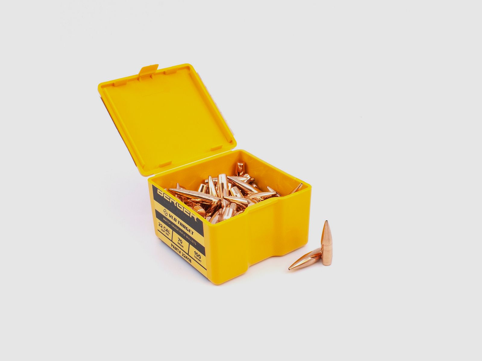 Proiettile Berger .22 VLD Target 70GR 100 Pezzi