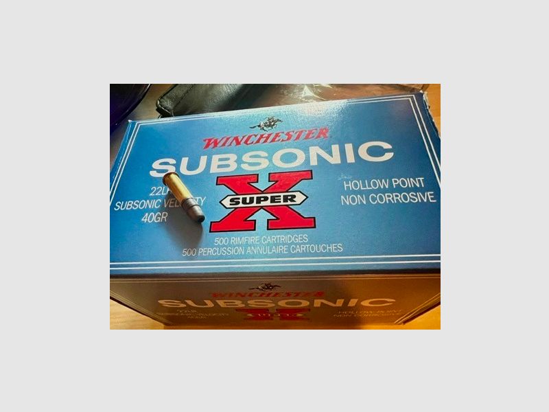 .22lr Winchester Subsonic Super X SPECIAL OFFER BELOW DEALER PRICE!