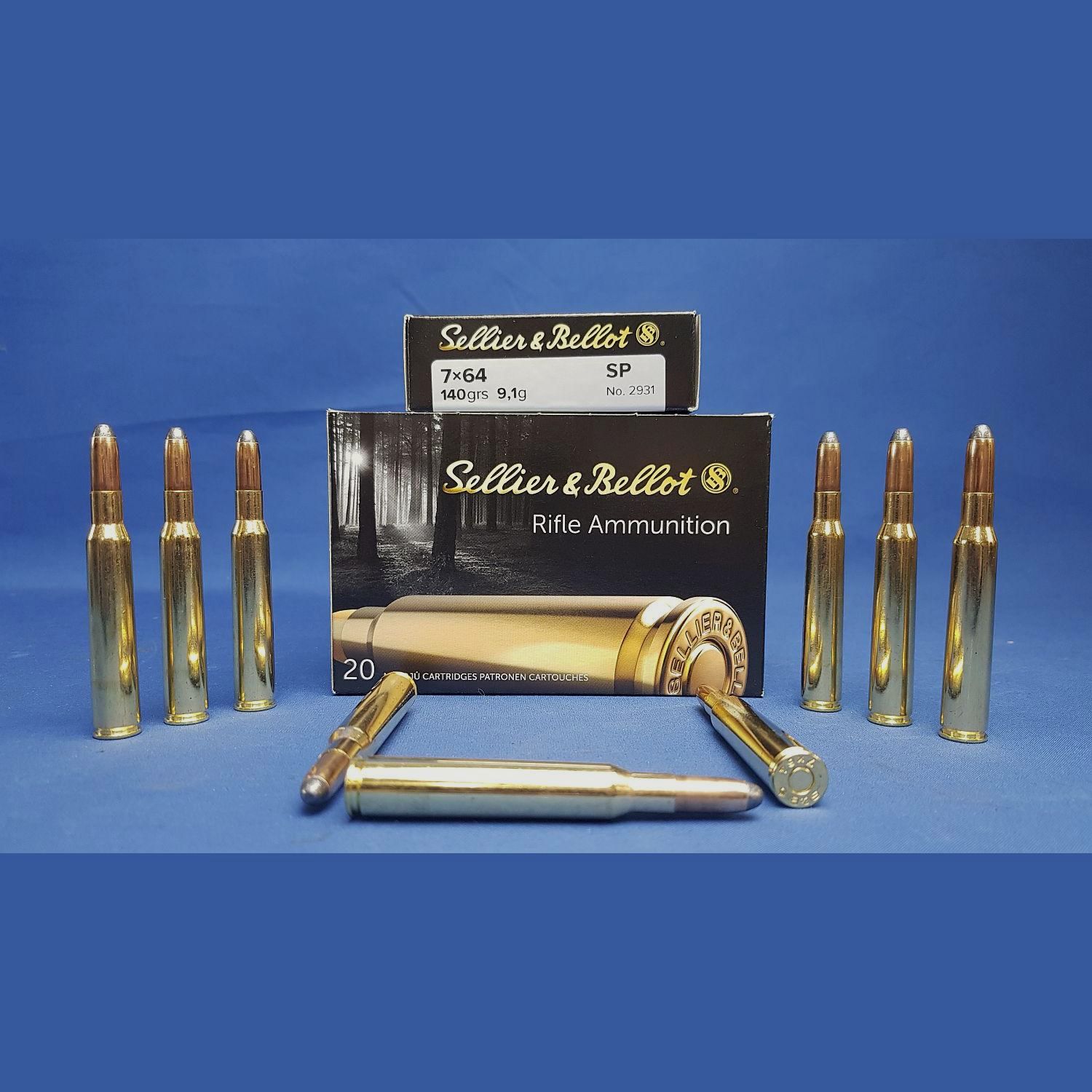 Sellier&Bellot 7×64, SP 140grs. 9,1g