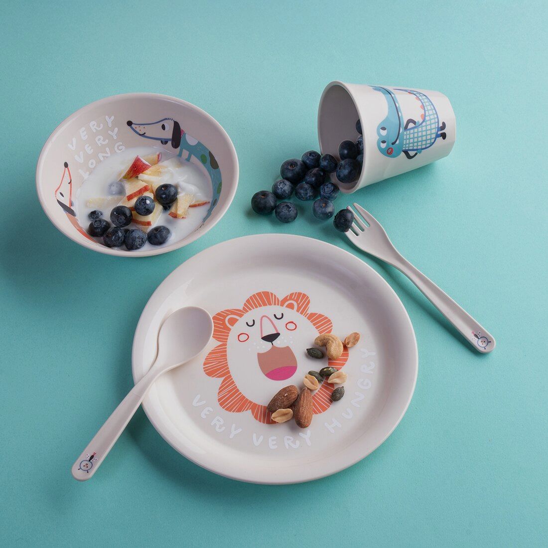 Children's Dinnerware Very at Home 4-Piece Set, image 1 of 3