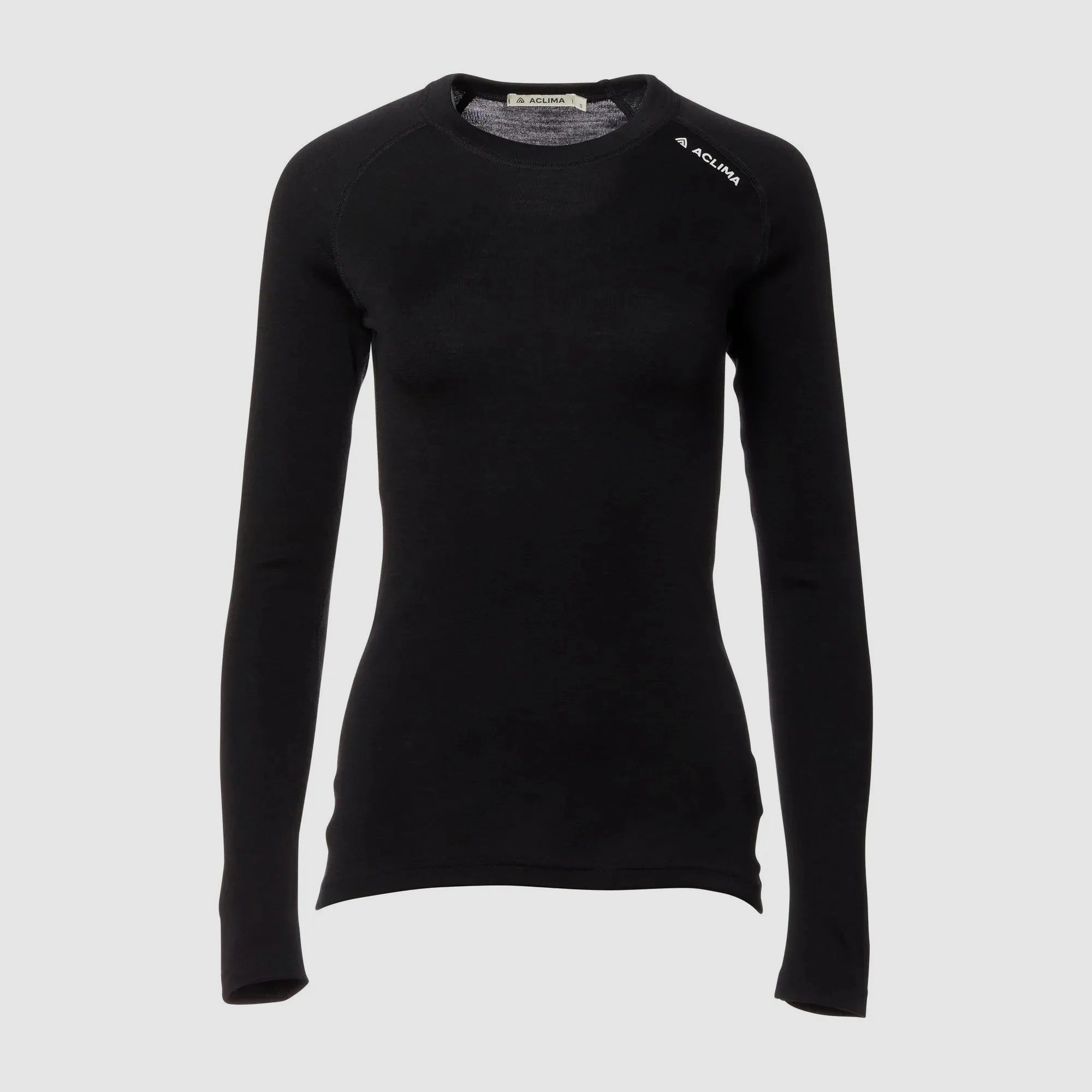 aclima Aclima Pullover WarmWool Crew Neck jet black Frauen