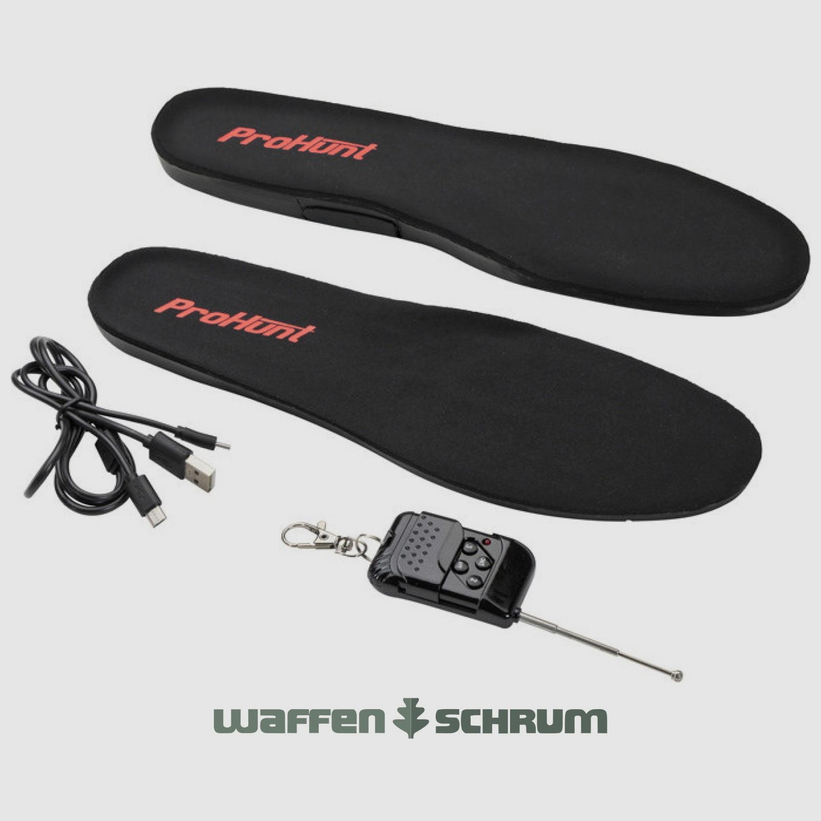 ProHunt Heiz-Einlegesohle Black