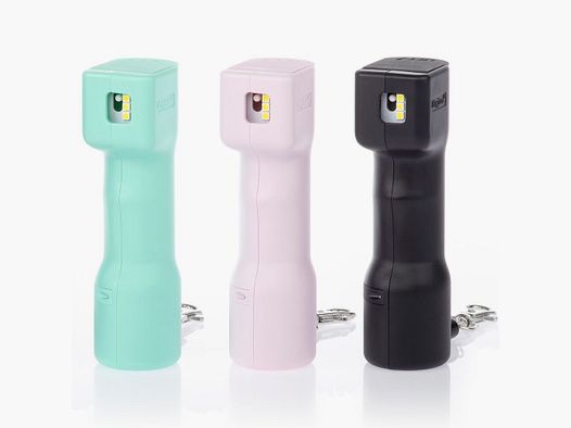 Fritzmann Plegium Smart Pepper Spray Shrill Alarm, GPS, black