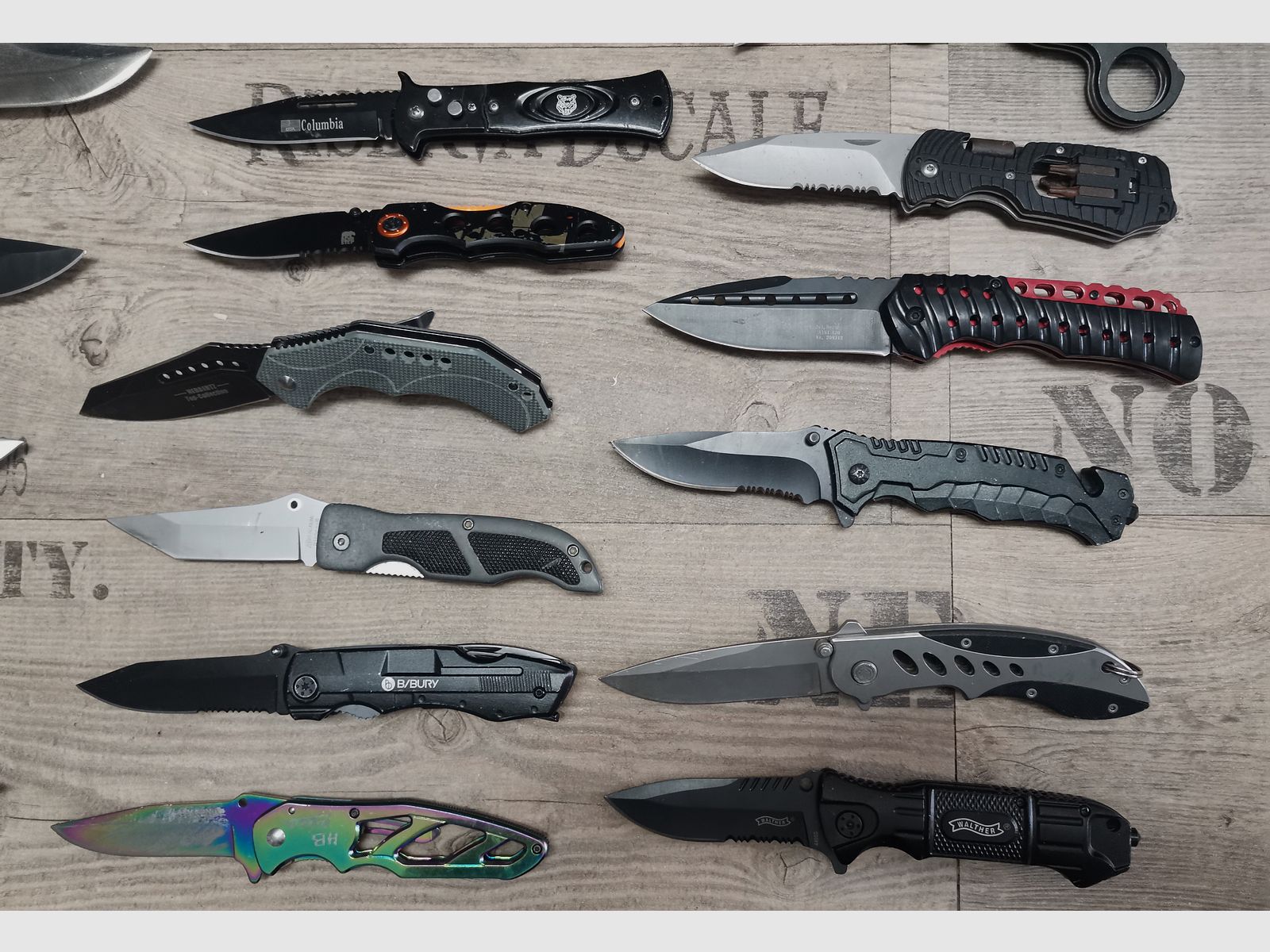 Messer Konvolut Böker Haller Walther Herbertz etc. Karambit Einhandmesser Dolch Springmesser