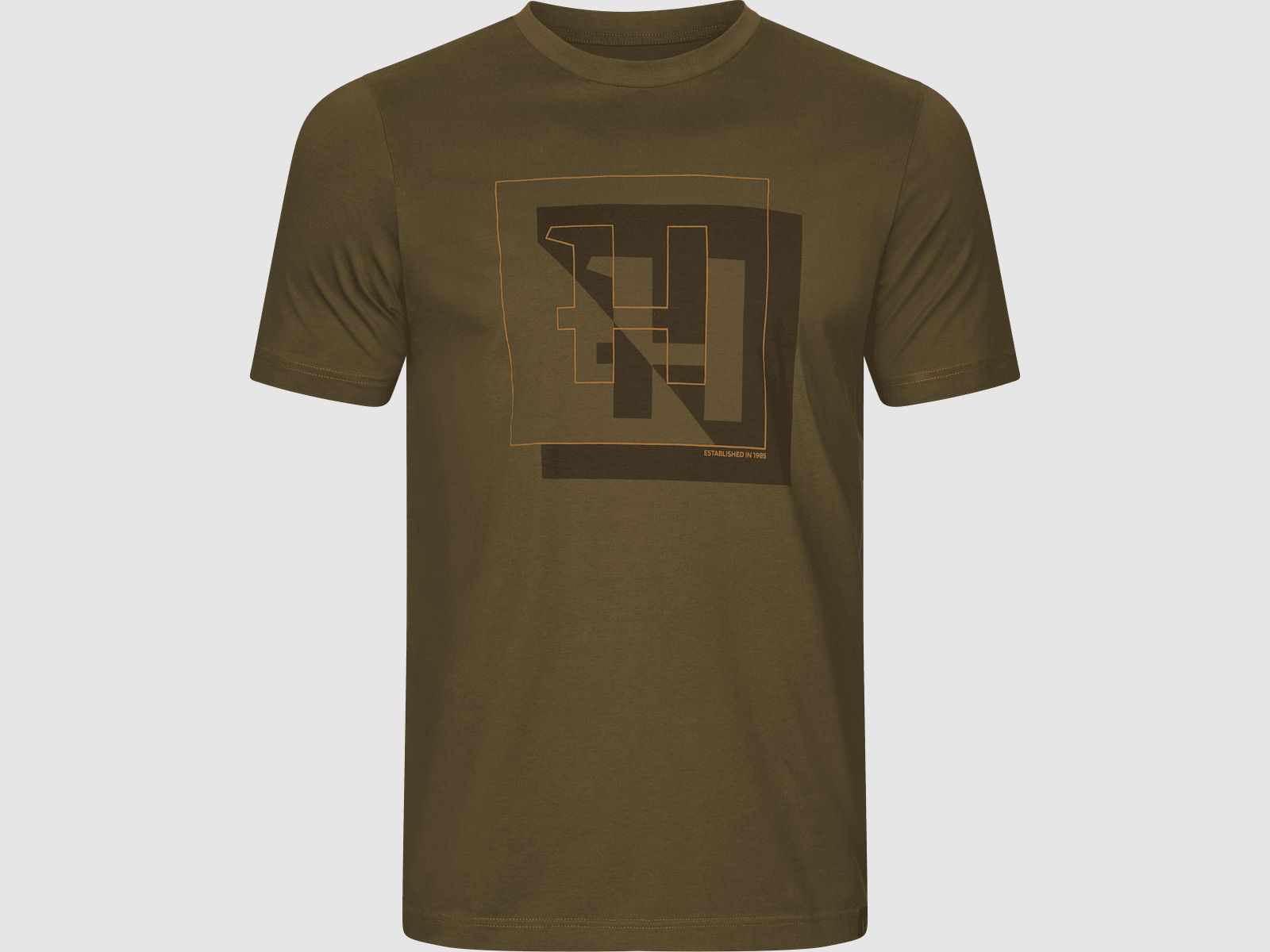 Härkila H-Logo S/S T-Shirt Herren Dark Olive, XL