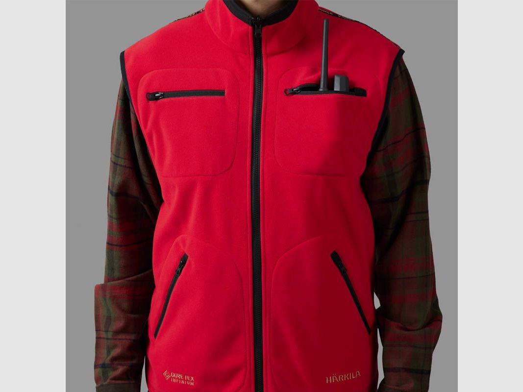 Härkila Kamko Vest Brown/Red, image 6 of 11