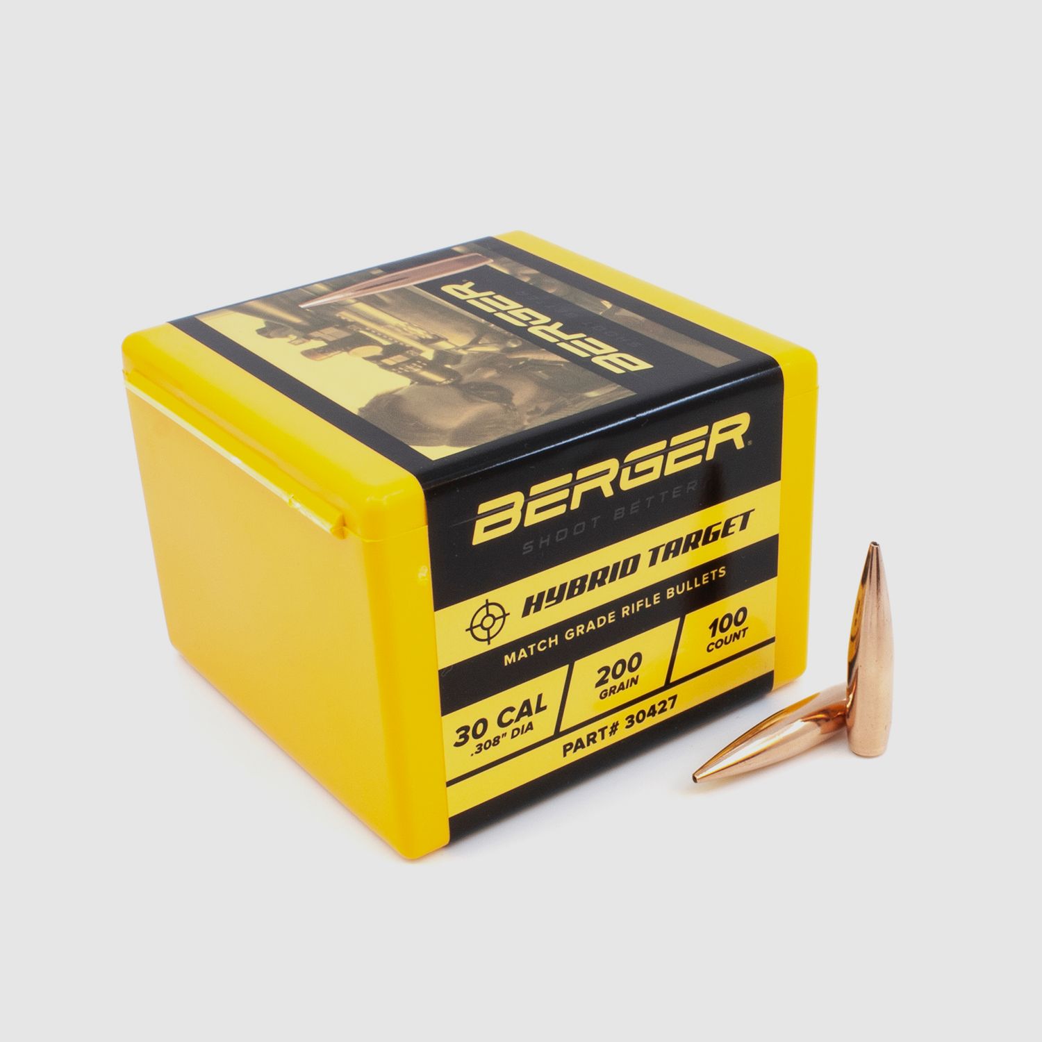 Berger Geschoss .30 Hybrid Target 200GR 100 Stück