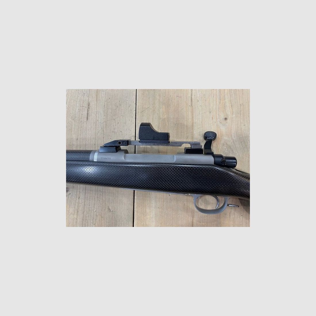 Christensen Arms Carbon bolt-action rifle with muzzle brake caliber 9.3x62 ZF Docter Sight used set (2.6 kg), image 2 of 4