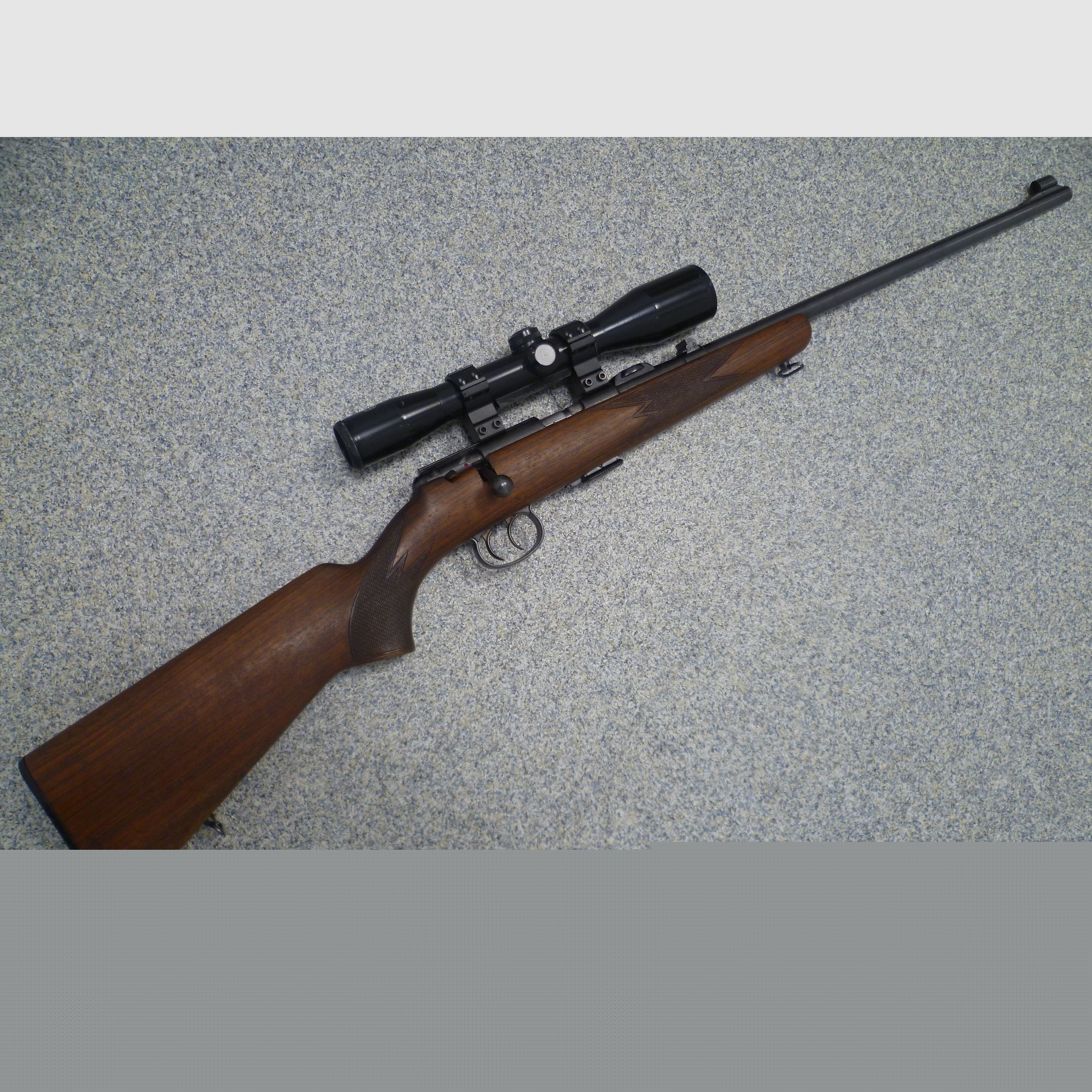 Rifle repetidora Anschütz 1417 .22lr.