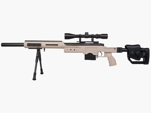 GSG 4410 Sniper Tan 6mm - Airsoft Spring Pressure