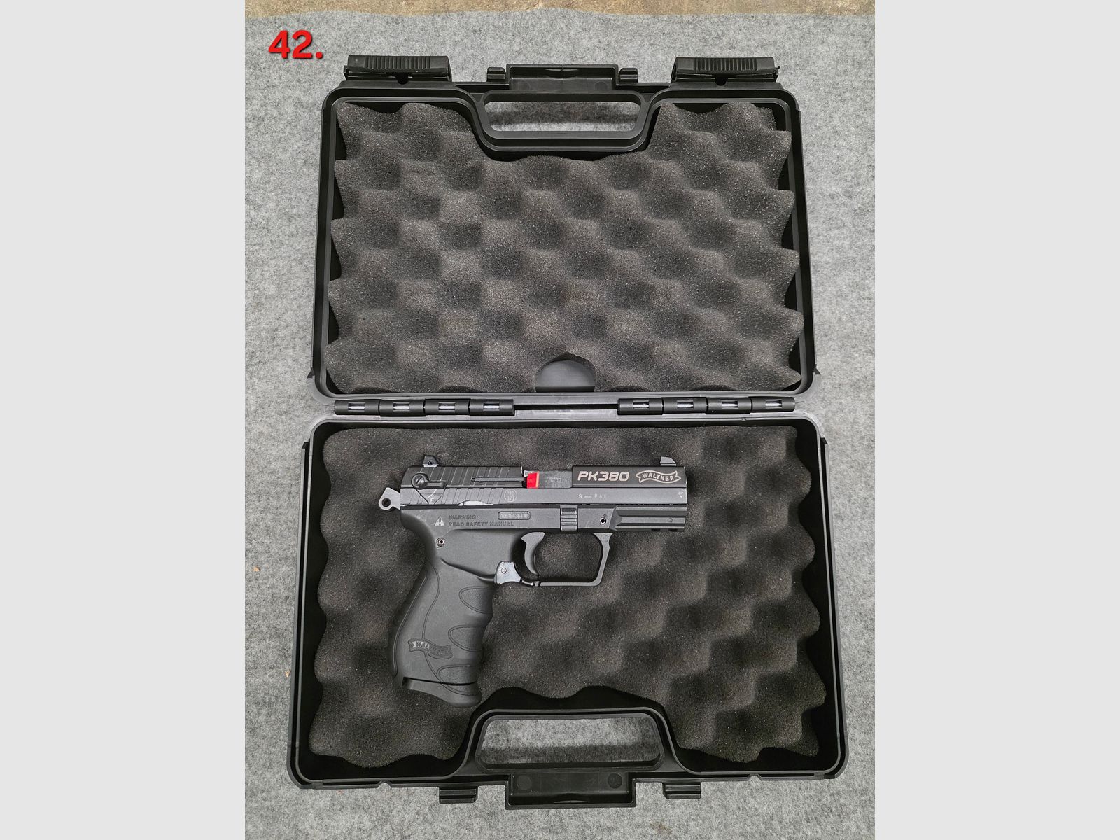 Walther PK380 Kaliber 9mm PAK brüniert PTB 921 Schreckschuss SRS