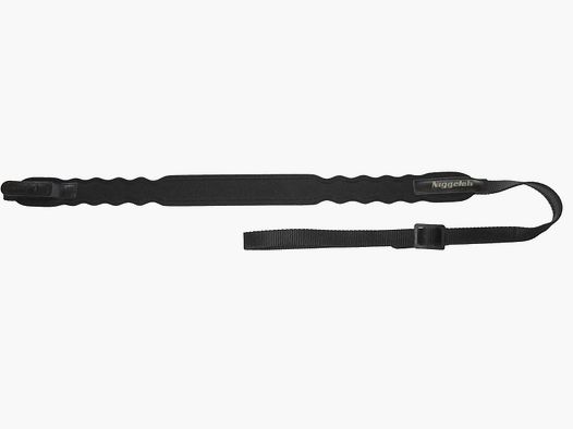 Niggeloh Gewehrriemen Elegant Schwarz mit Schnellverschluss