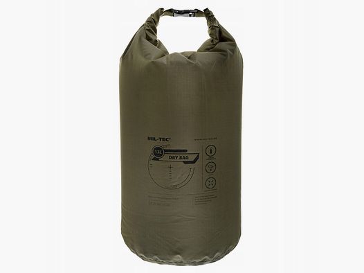 Sac étanche - 13 litres - Olive
