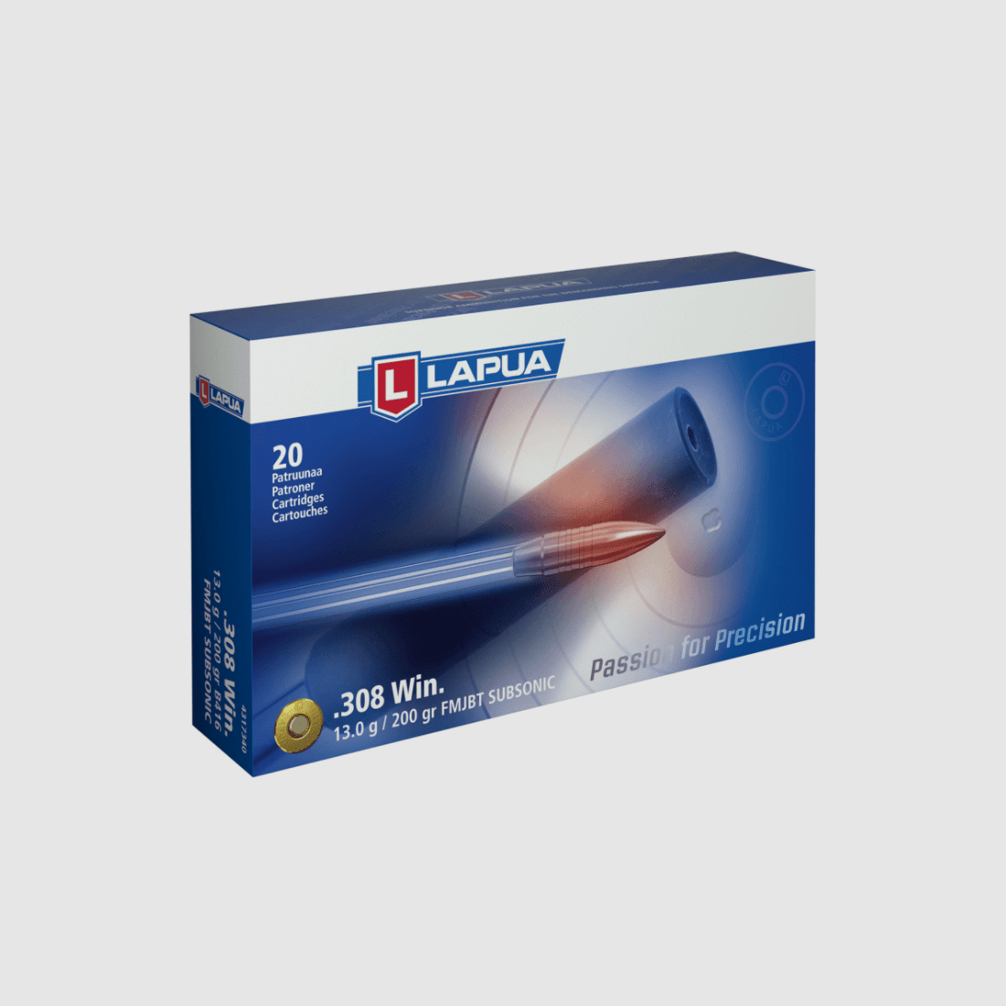 Lapua .308 Win. VM Subsonic 200 gr. - 20 pcs.