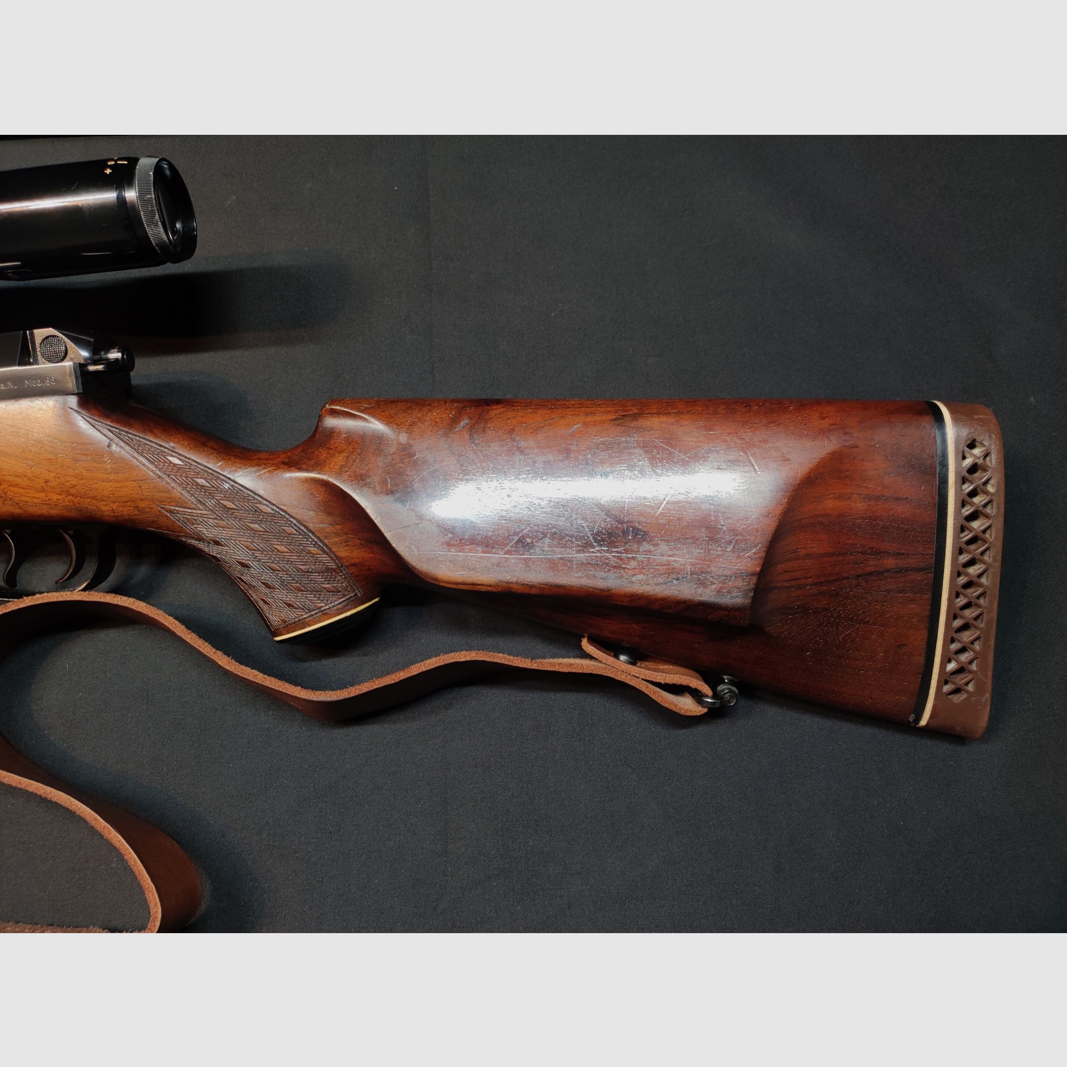 # Mauser Mod. 66 bolt-action rifle caliber 7x64 with Zeiss Diavari-D 1.5–6x – good condition – incl. 139 rounds hunting ammunition