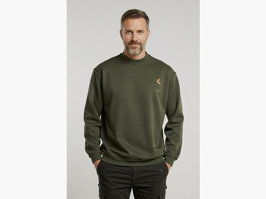 Hubertus Herren-Rundhals-Pullover
