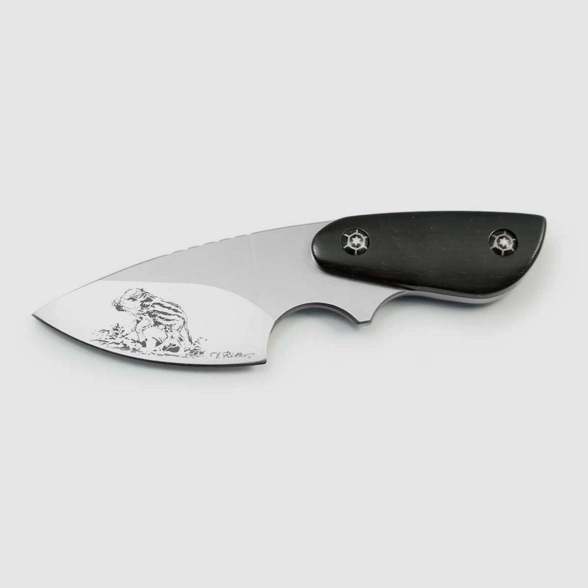 PUMA IP wild boar frischling, Ebenholz, Halsmesser