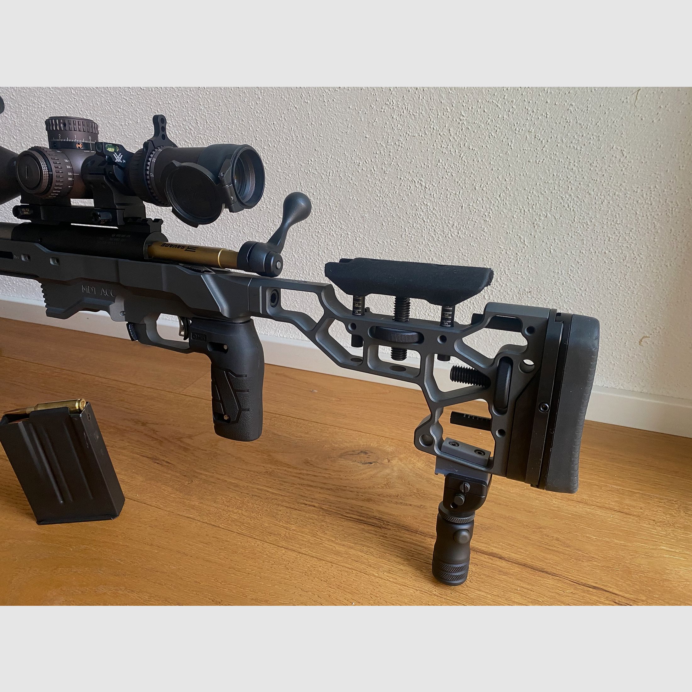 Savage 110 Elite Precision 6,5 Creedmoor MDT, Razor HD Gen II 4,5-27x56, Eratac Block, Fortmeier bipod