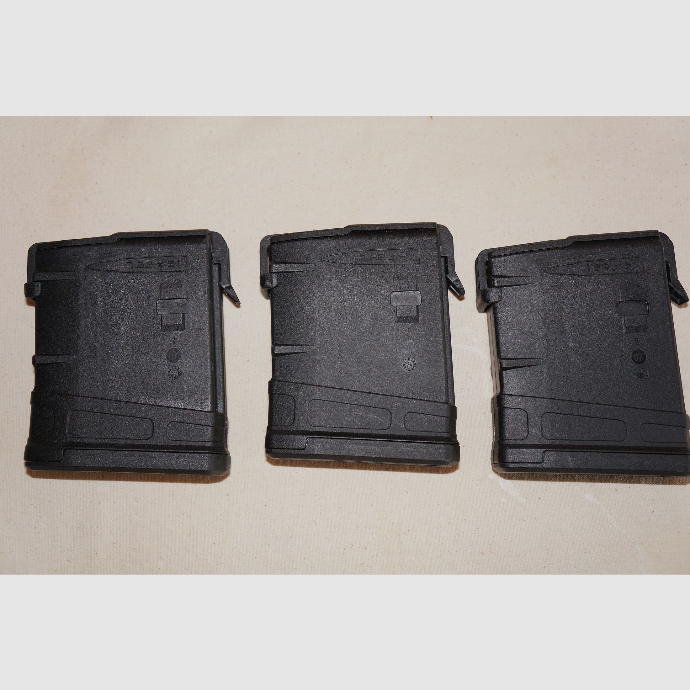 3 Stück Magpul PMAG GEN M3 Kaliber 7.62x51 (.308) Magazin 10 Schuss