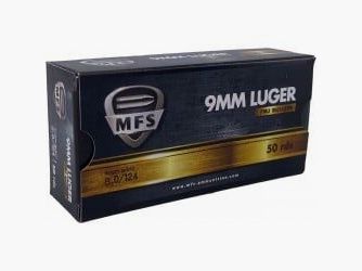 Munitions MFS Kal. 9×19 TMJ 124gr – Packung mit 1000