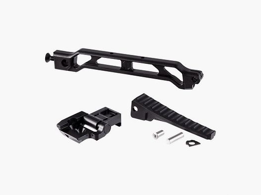 JMAC CUSTOMS 8-INCH RAISED ARM BAR WITH FOLDING BUTTPLATE AND JMAC 1913 F