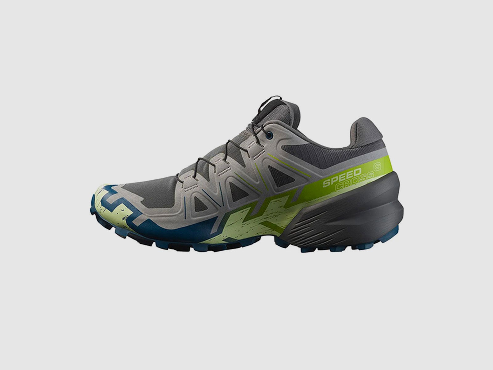 SALOMON – HEREN – SPEEDCROSS 6 Castle Rock/ Lime Cream / Poseidon, afbeelding 5 van 6