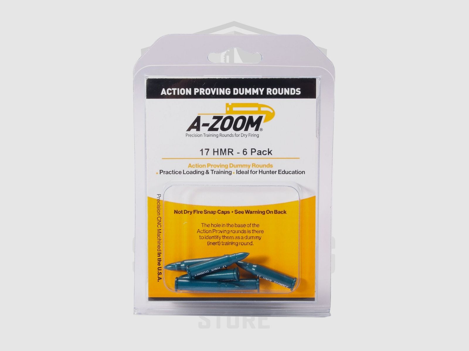 A-Zoom .17 HMR Snap Caps Manipulierpatrone 5er Pak Blue, Bild 2 von 2