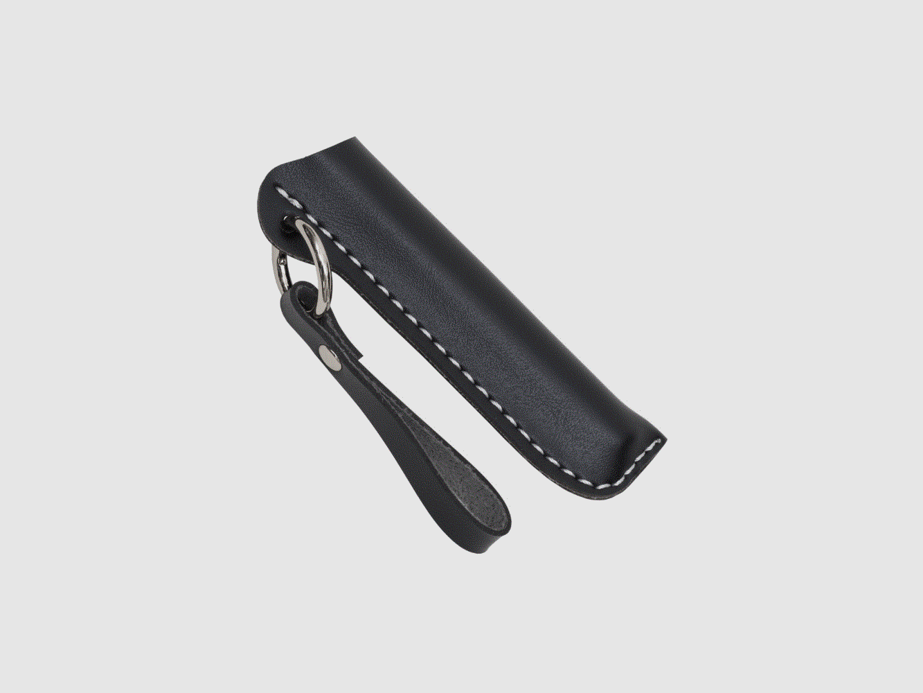 Cuchillo de bolsillo Haller con funda de cuero