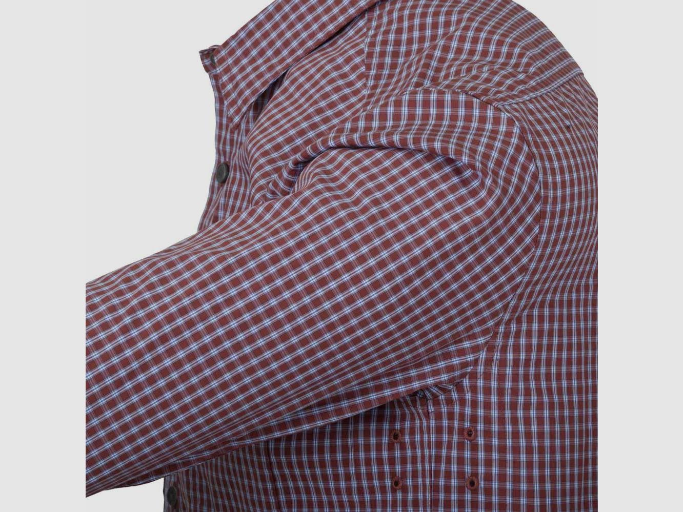 HELIKON-TEX COVERT CONCEALED CARRY SHIRT PHANTOM GREY CHECKERED