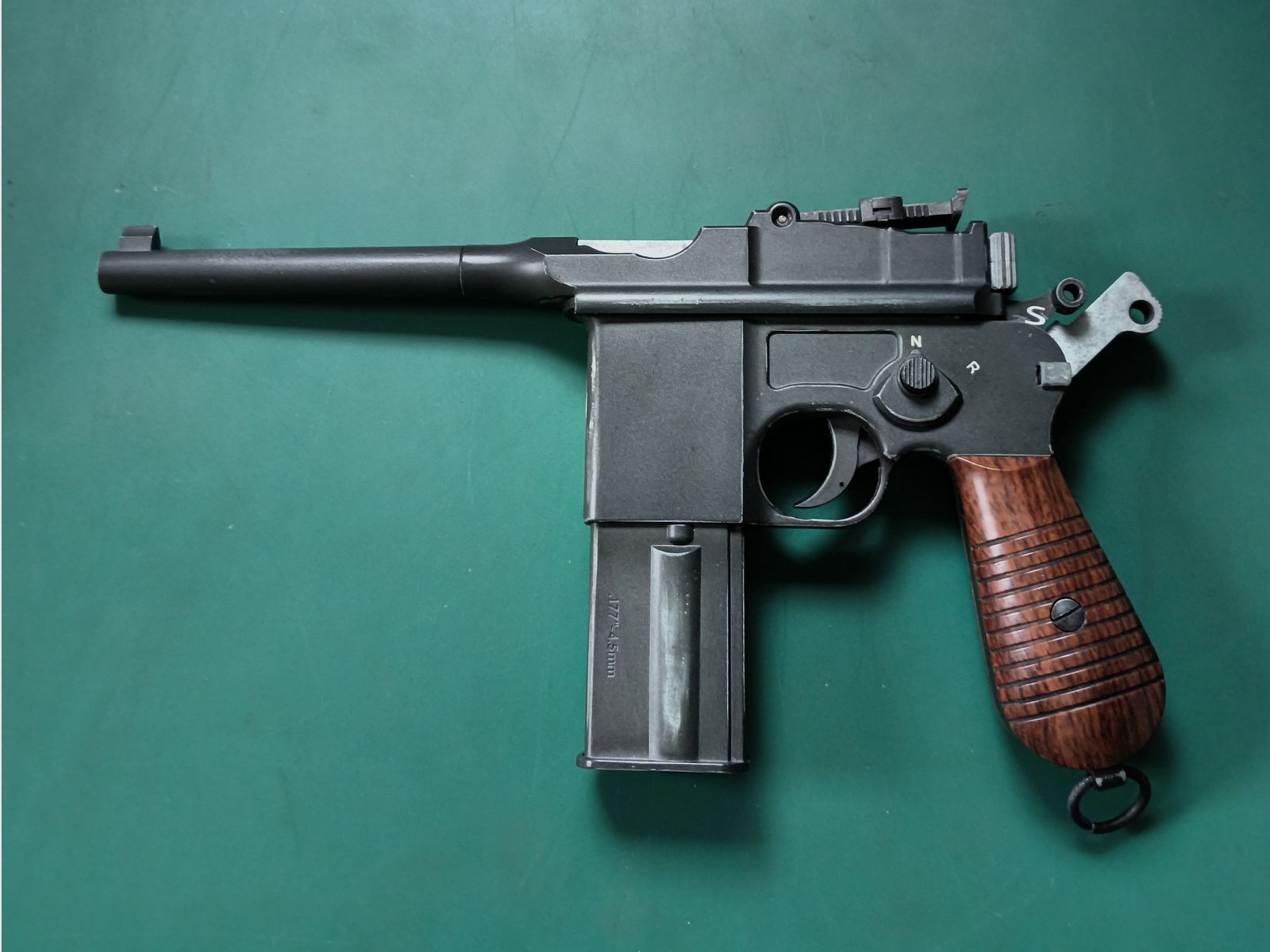 Umarex Legends "Mauser" C96 4,5mm Stahl BB CO2 Blowback Einzelstück 