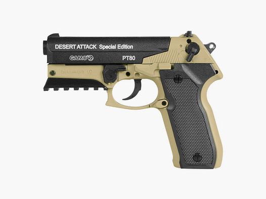 Gamo PT80 Desert Attack CO2 Pistol 4.5 mm Diabolo