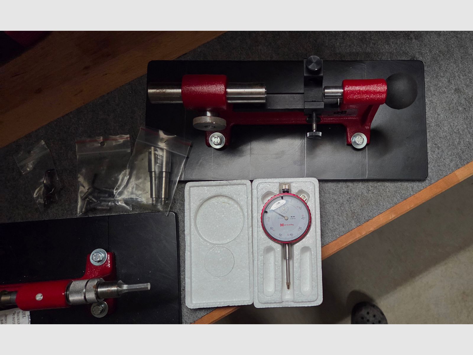 Hornady Patronen-Rondloop-Metingsapparaat en -Gereedschap