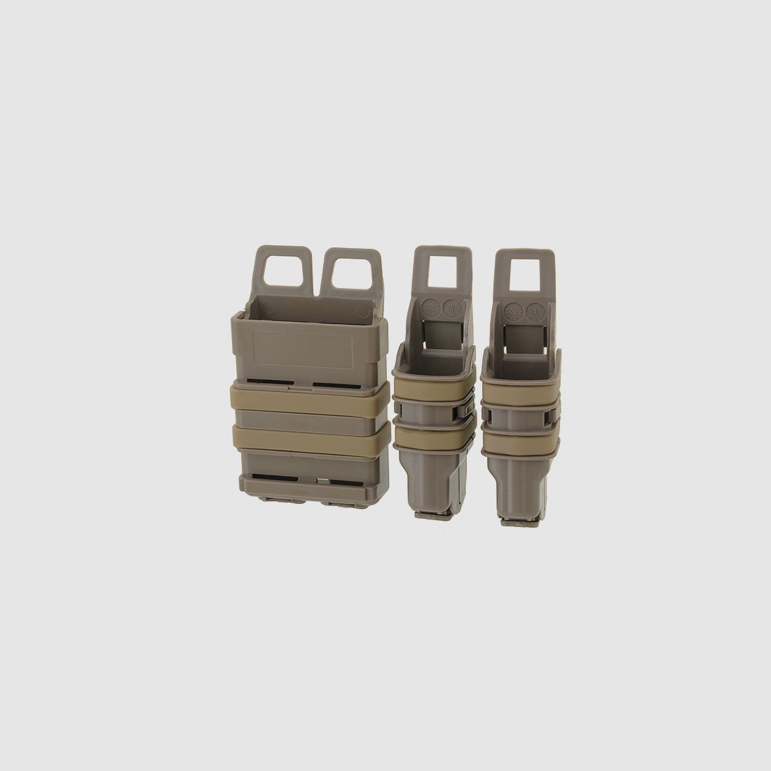 Set of polymer pouches for magazines - Dark Earth [FMA]