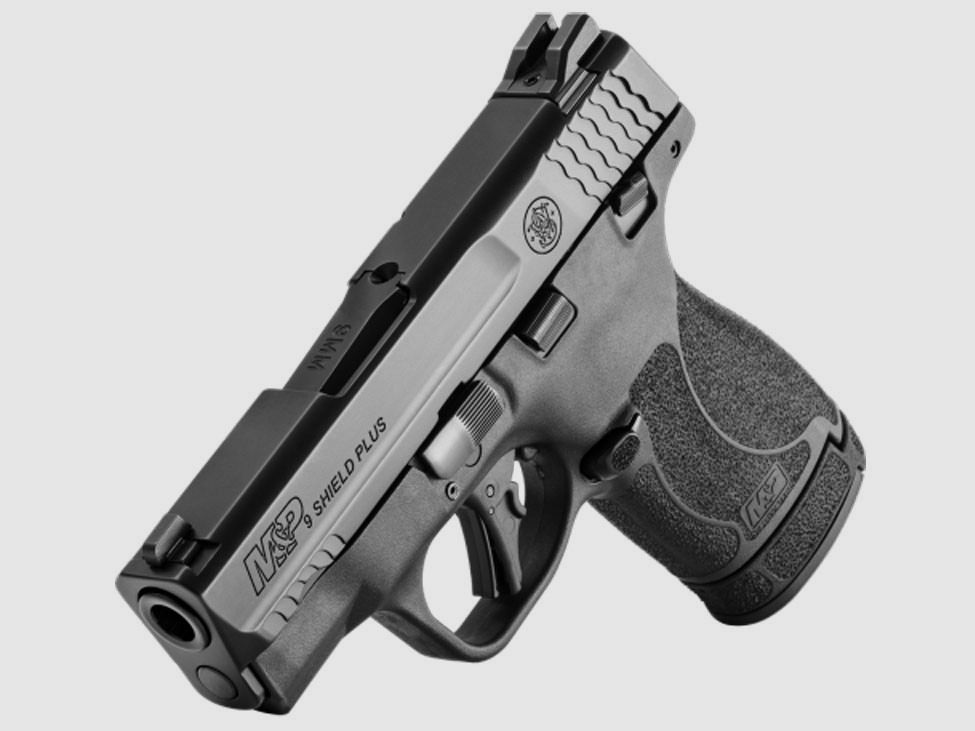 Pistole SMITH & WESSON M&P9 Shield Plus 3,1″ mit manueller Sicherung – 9mm., Bild 3 von 14