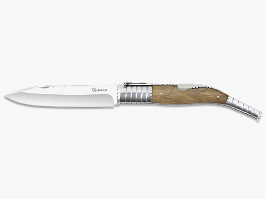 Couteau pliant classique Albainox, bois zébrano