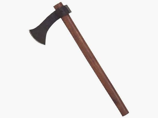 geschmiedete Axt Franzisca fr LARP Reenactment Mittelalter Lager Holzhacken
