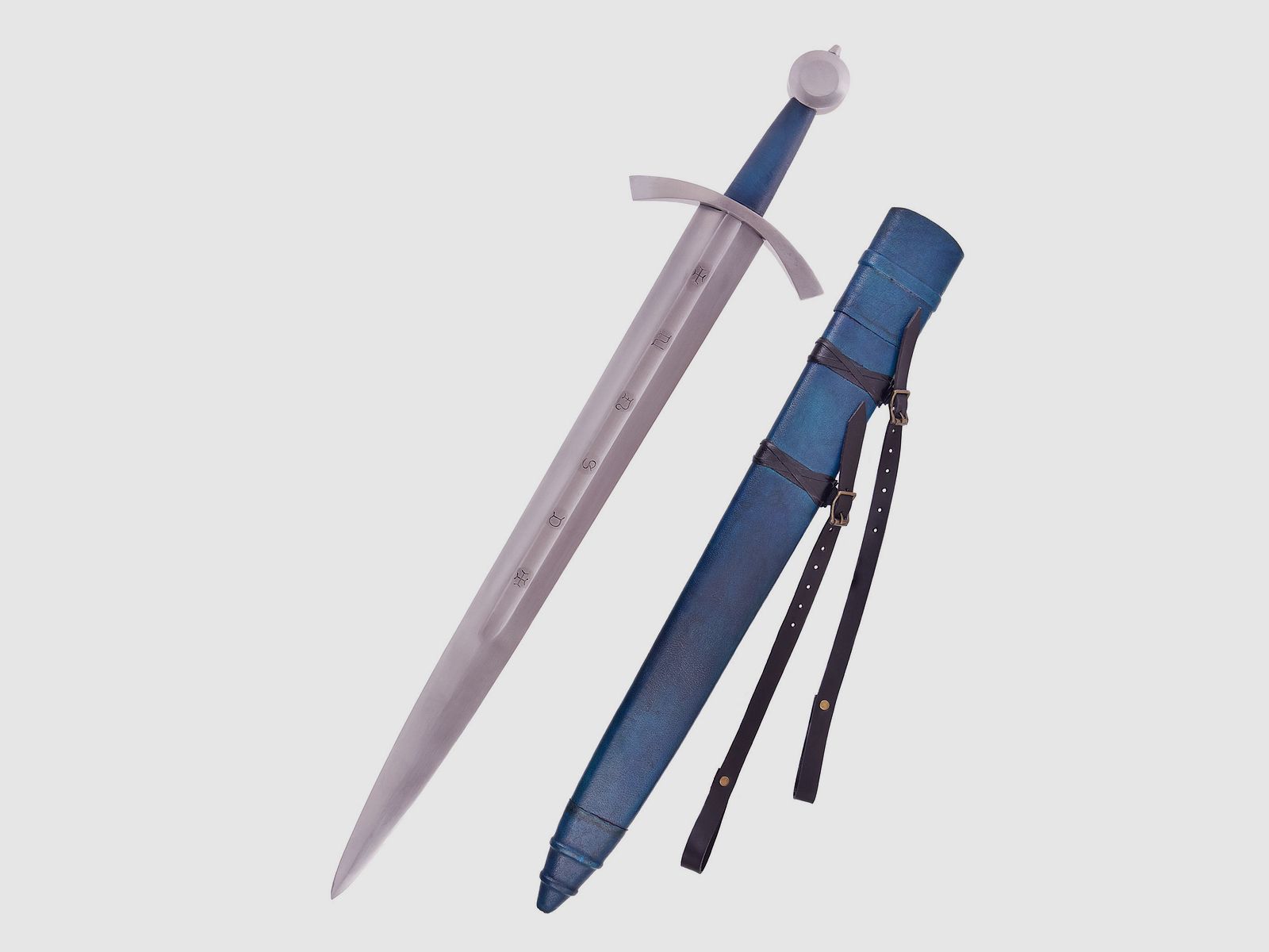 Knight's sword Lake Neuchâtel with sheath