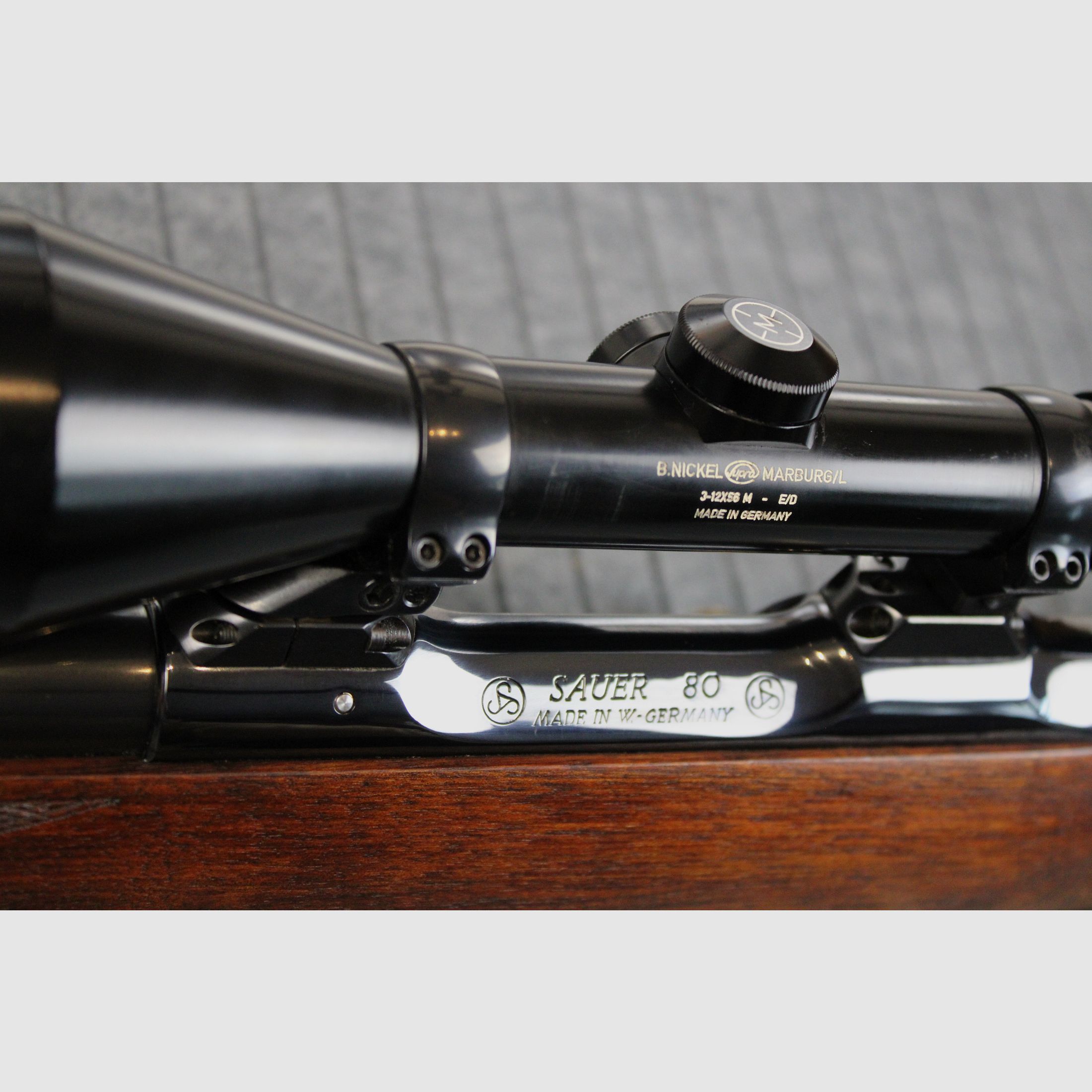 Sauer 80 6,5X68 - 3-12X56 Nickel