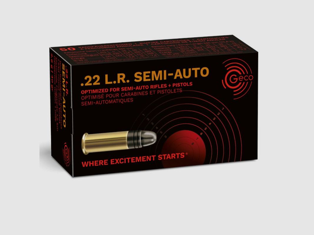 AMUNICJA GECO 22L.R SEMI AUTO - 50 SZT