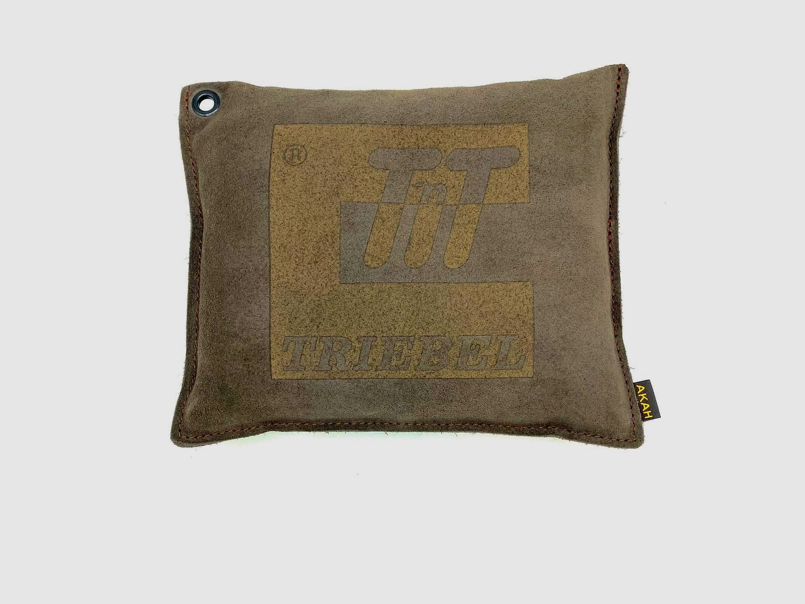 TRIEBEL Rifle-Rest/Auflage Gewehrauflage Velourleder braun /Logo (www.TRIEBEL.de), Bild 2 von 2