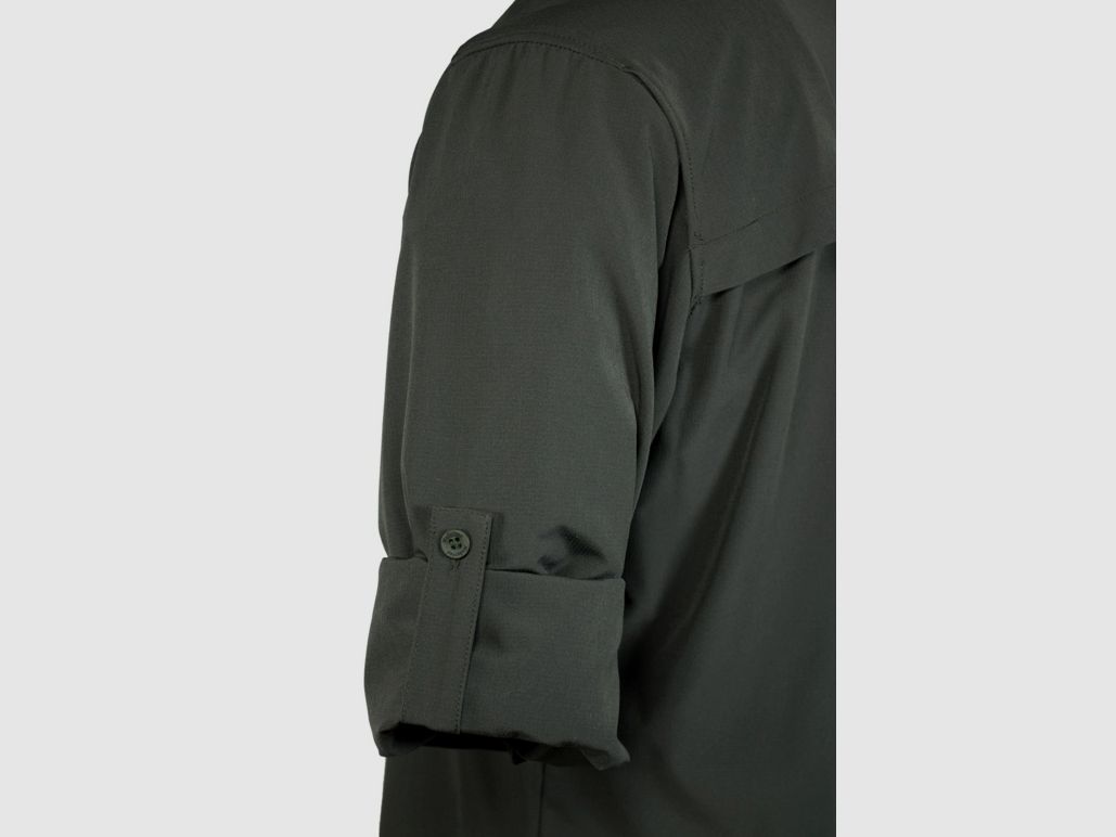 Chemise fonctionnelle Amazonas - Manches retroussables, élastique