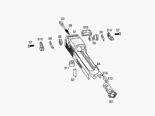 Verschlußstabilisatorstift S4 DE