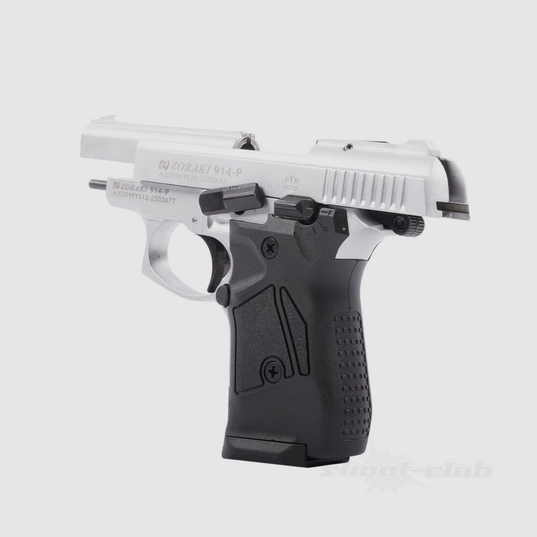Zoraki Zoraki 914 matt chrom 9 mm PAK