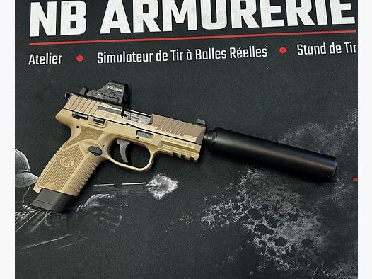 FN HERSTAL 502 TACTICAL – .22 LONG RIFLE – HOLOSUN 407C + A-TEC – NEU