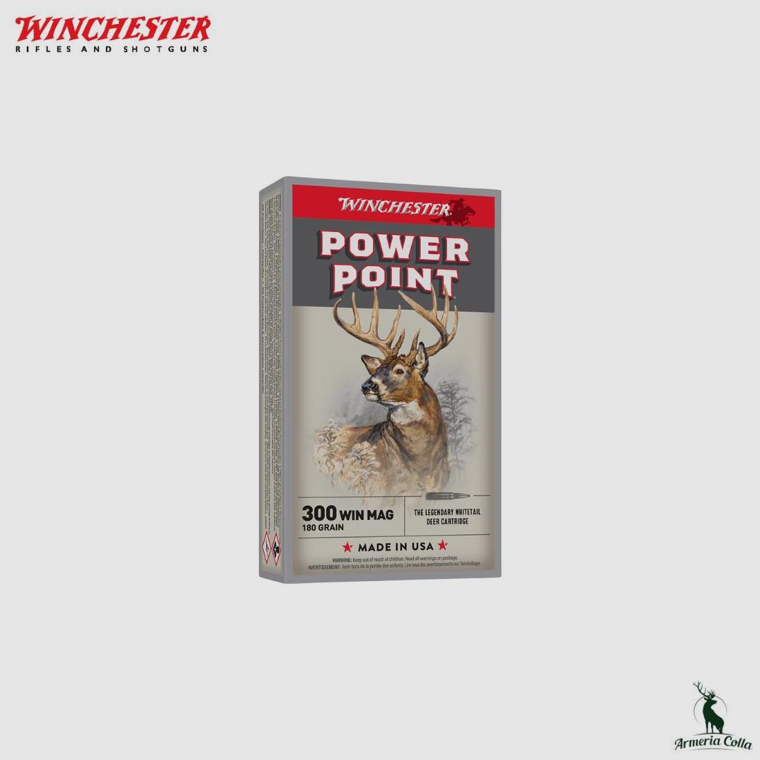 Winchester Munition Power Point 180gr Kal. .300 Win. Mag.