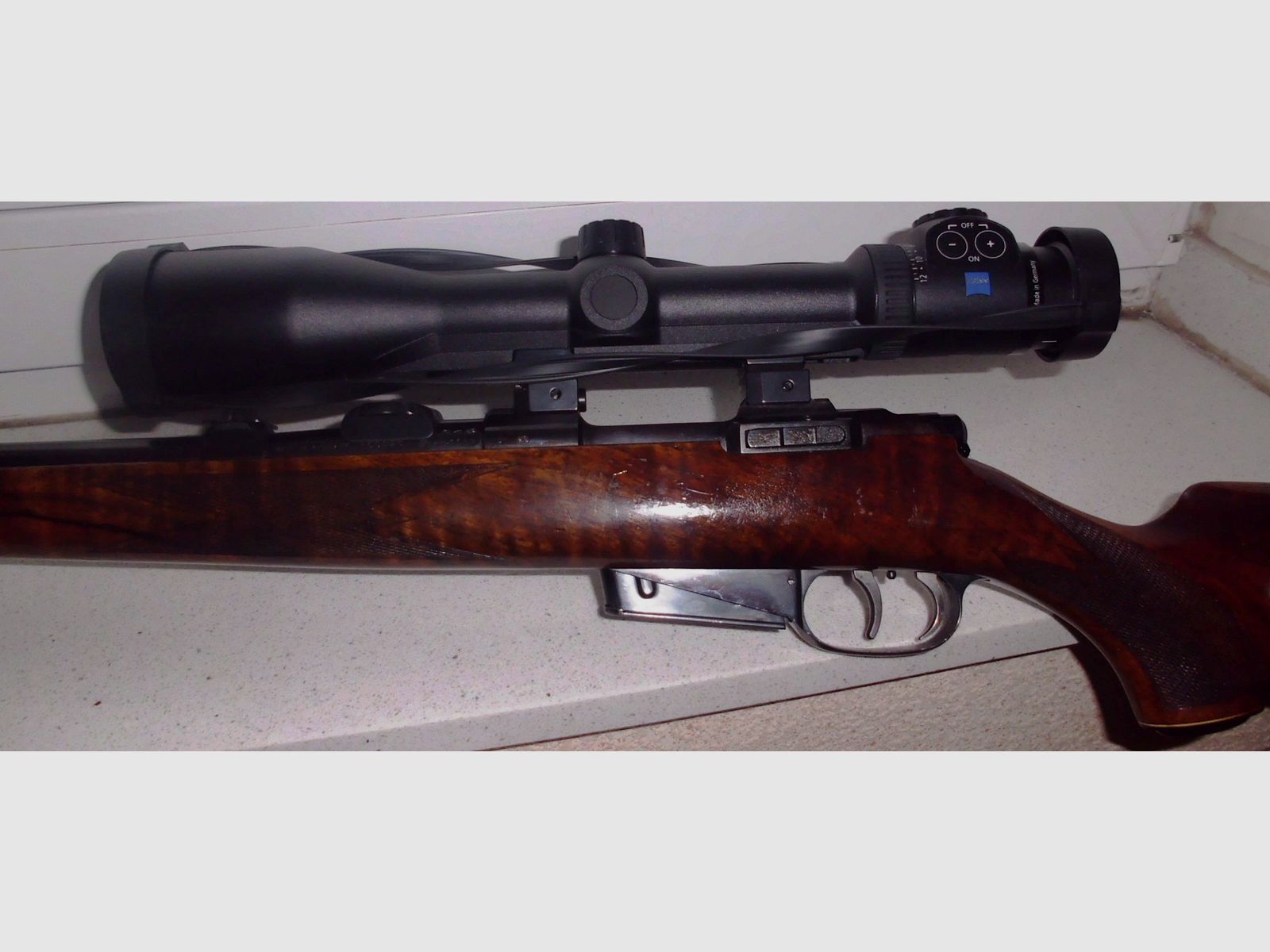 Repetierer Kriegeskorte&Co, KRICO, .222 MAGNUM, nagelneues ZFR Zeiss Conquest 3-12x50 DL