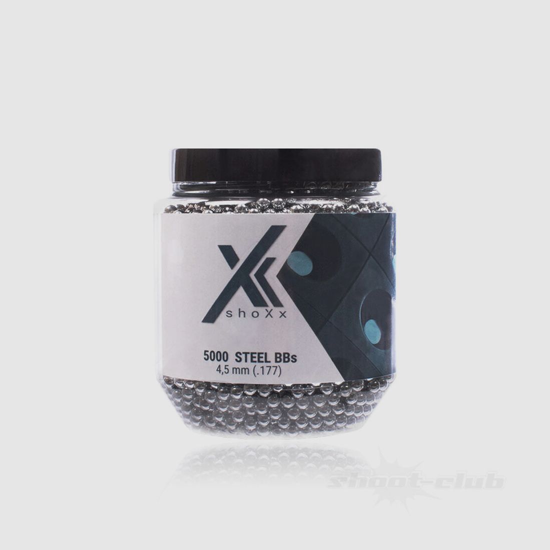 shoot-club GmbH ShoXx Stahlkugeln 4,5mm 0,34g - 5000 Stück